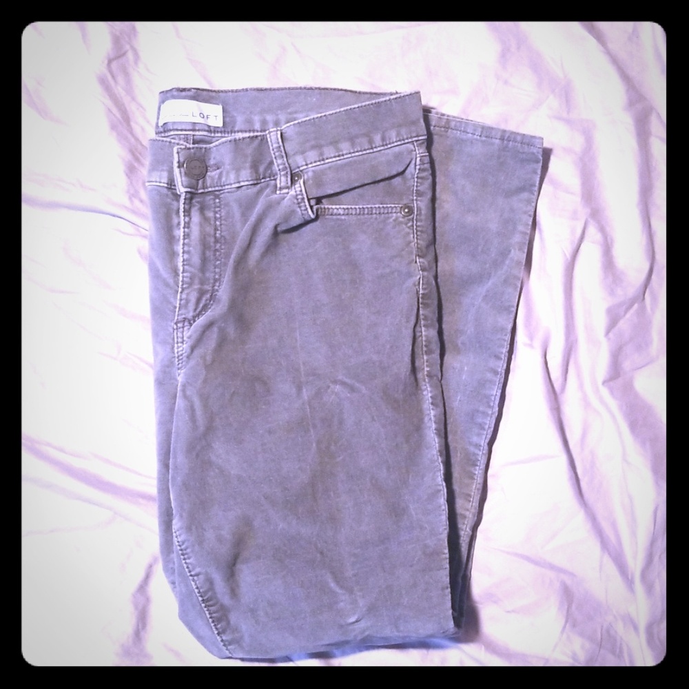 Loft Velvet Soft Skinny Pants 30P